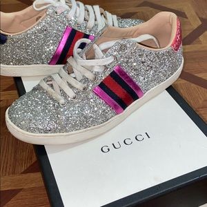 Glitter Gucci sneakers